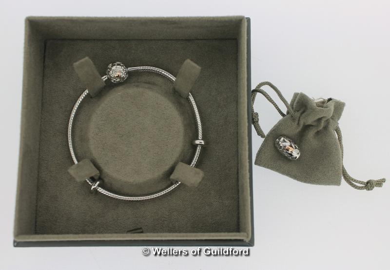 *Silver Clogau charm bracelet, boxed, together with a Clogau charm (Lot subject to VAT) - Image 2 of 2