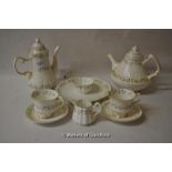 Royal Tara tea set in the style of Belleek.