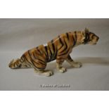 Royal Dux tiger, approx 50cm long.