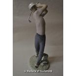 Lladro figurine, On the Green (golfer), 6002, E-17H, 39cm high