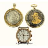 Gentlemen's Sekonda Classique watch face, together with two Franklin Mint collectors pocket watches,