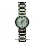 *Ladies' Baume & Mercier automatic wristwatch, circular mother of pearl dial, with Roman numerals