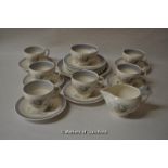 Susie Cooper Art Deco 'Clematis' part tea set