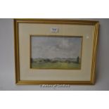 Diana Bowen, French Farmhouse, pastel, signed, dated verso 1988, 17 x 27cm.