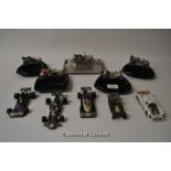 Lesney and other die cast vehicle ashtrays and additional Corgi and Models of Yesteryear die cast