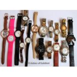 *Selection of sixteen mixed wristwatches, including Michael Kors, Tissot, Sekonda (Lot subject to