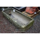 *STONE RECTANGULAR TROUGH, 1240 X 480