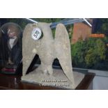 *PAIR OF STONE EAGLES, SALVAGED FROM A STATELY HOME IN CORSHAM, BATH, EACH 510 HIGH