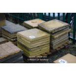 *PALLET OF APPROX THIRTY CONCRETE PAVING SLABS, 450 X 450