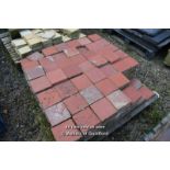 *PALLET OF APPROX FIVE HUNDRED AND FORTY RED QUARRY TILES 6X6