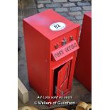 *REPRODUCTION 'VR' RED POST BOX, 680 X 240 X 260