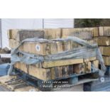 *PALLET OF APPROX EIGHTY ASHLAR BATH STONE BLOCKS, VARIOUS DIMENSIONS