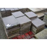 *PALLET OF APPROX SIXTY CONCRETE PAVING SLABS, MAINLY 370 X 370