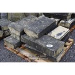 *PALLET OF STONE WINDOW SILLS, VARIOUS SIZES