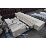 *PRE CAST CONCRETE FIRE PLACE SURROUND