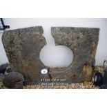 *LARGE STONE WELL COVER (A/F), APPROX 1330 X 1000