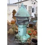 *LARGE COPPER CHIMNEY VENT FROM GEO ADLAM & SONS LTD, BREWERS ENGINEERS, BRISTOL