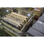 *PALLET OF APPROX TWELVE CONCRETEPAVING SLABS, 600 X 600