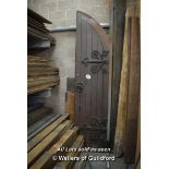 *PAIR OF SOFTWOOD CHURCH DOORS