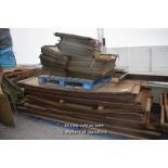 *PALLET CONTAINING A LARGE QUANTITY OF MILITARY SHELVING