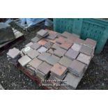 *PALLET OF THREE HUNDREND AND FIFTY BROWN QUARRY TILES 6X6