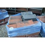 *PALLET OF APPROX SEVENTY FIVE RIDGE TILES