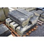 *PALLET OF STONE WINDOW SILLS, VARIOUS SIZES