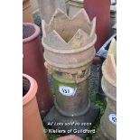 *CROWN TOP CHIMNEY POT, 920 HIGH