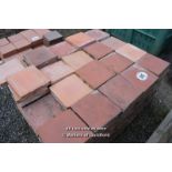 *PALLET OF TWO HUNDRED AND SIXTY RED QUARRY TILES