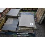 *PALLET OF EIGHT CONCRETE PAVING SLABS, 600 X 430