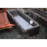 *STONE RECTANGULAR TROUGH, 1150 X 415