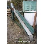 *GREEN PAINTED WICKSTEED VINTAGE SLIDE, VERY TALL