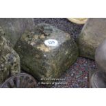 *STONE PIER CAP BASE, 360 HIGH