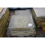 *PALLET OF APPROX EIGHT CONCRETE PAVING SLABS, 600 X 600