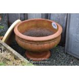 *TERRACOTTA PLANTER, 550 DIAMETER X 360 HIGH