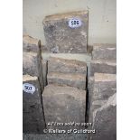 *SELECTION OF STONE COPING SECTIONS, VARIOUS DIMENSIONS