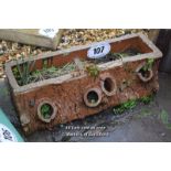 *SALT GLAZED RECTANGULAR PLANTER