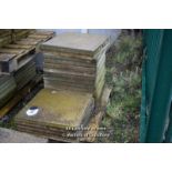 *PALLET OF APPROX TWENTY CONCRETE PAVING SLABS, 600 X 600