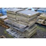 *PALLET OF APPROX FIFTY CONCRETE PAVING SLABS, 600 X 600