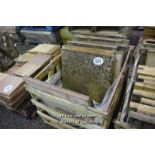*PALLET OF APPROX EIGHTEEN CONCRETE PAVING SLABS, 600 X 600
