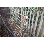 *CAST IRON GARDEN GATE APPROX 920MM LONG