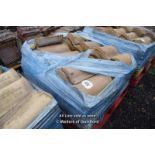 *PALLET OF APPROX ONE HUNDRED AND FIFTY REDLAND 52S ROOF TILES