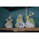 *FOUR MIXED ROYAL DAULTON FIGURINES