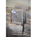 *SELECTION OF STONE COPING SECTIONS, VARIOUS DIMENSIONS