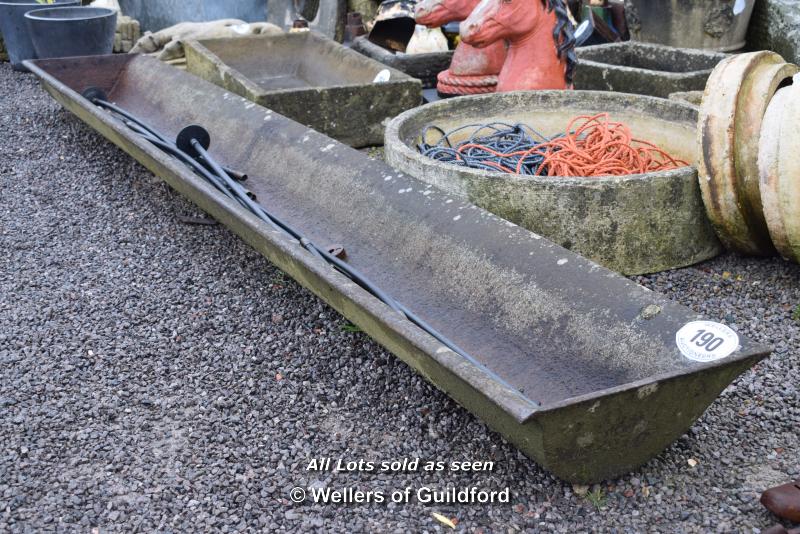 *LARGE CAST IRON TROUGH, 3100 LONG