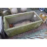 *STONE RECTANGULAR TROUGH, 1240 X 580