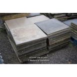 *PALLET OF APPROX THIRTY CONCRETE PAVING SLABS, 600 X 600