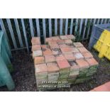 *PALLET OF SIX HUNDRED AND FORTY RED QUARRY TILES 6X6