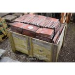 *PALLET OF APPROX FIVE HUNDRED PLAIN ROOF TILES