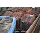 *PALLET OF APPROX EIGHTY CLAY DOUBLE ROMAN ROOF TILES